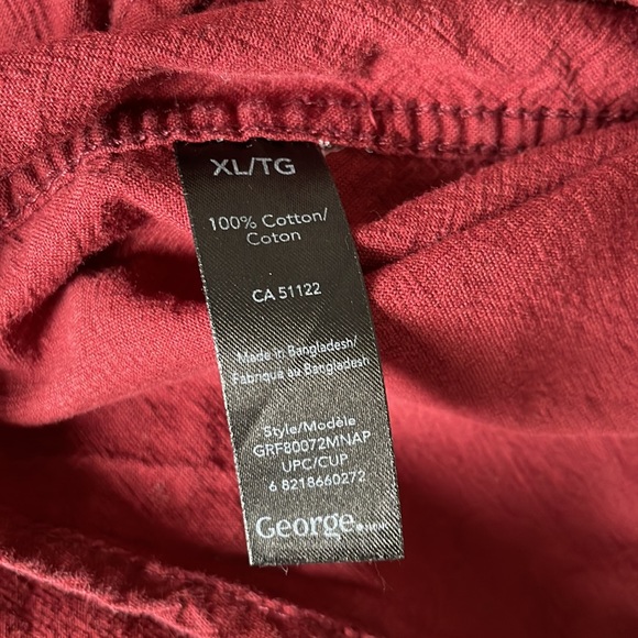 Red Western Button Down Shirt XL - Picture 6 of 6